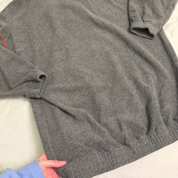 VINTAGE Molson Dry Special Day two-toned 1/4 zip fleece sweatshirt - Picture 8 of 10